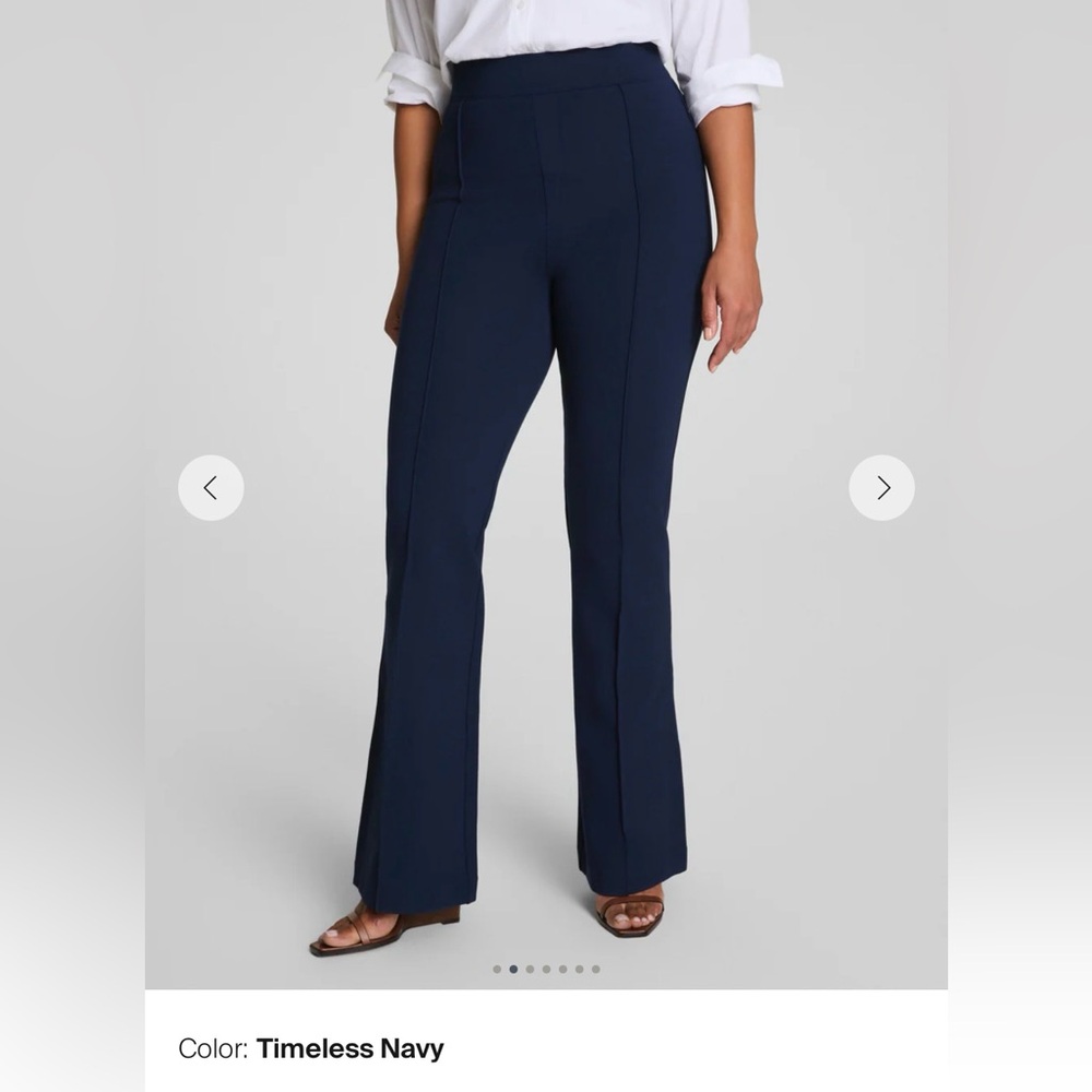 SPANX navy SPANXsupersmooth™ PerfectFit Ponte Flare Pant medium tall